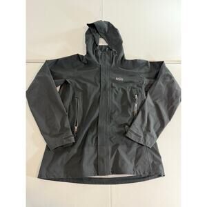 REI full zip windbreaker jacket black size medium